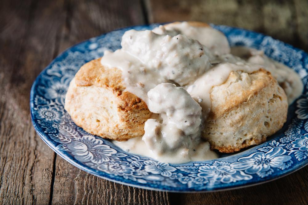 Sausage gravy is an American culinary staple.