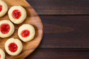 Thumbprint cookies offer a number of opportunities for customization.