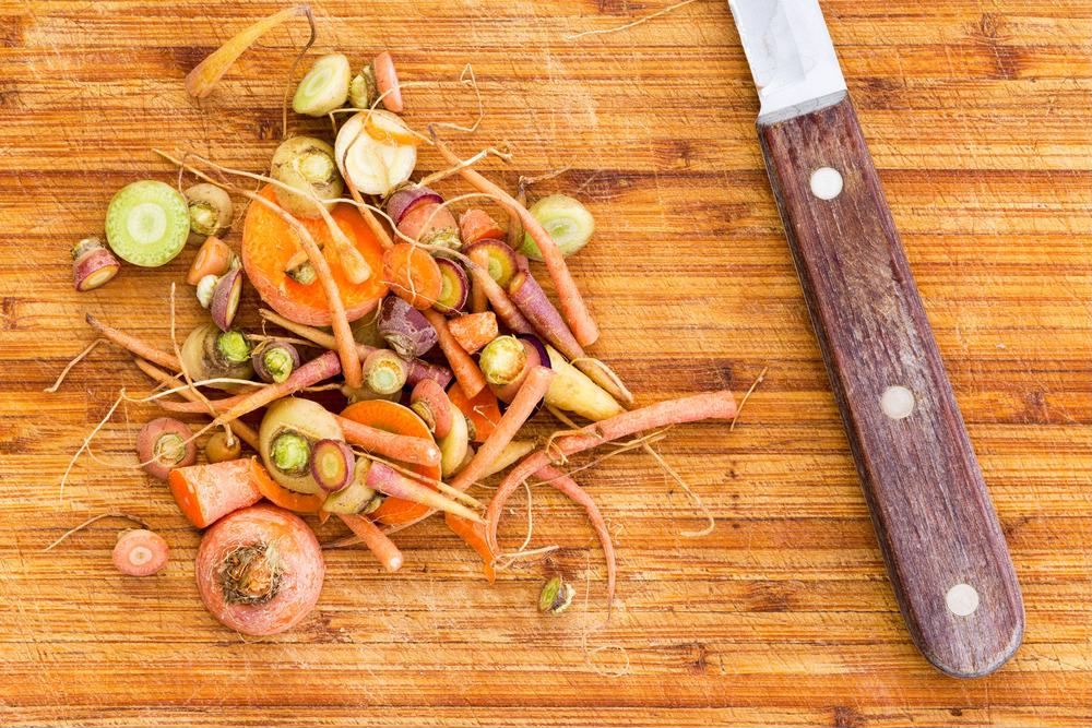 Food scraps can be used in a variety of dishes.