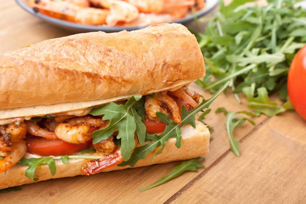 Using seafood is one of many ways to spruce up a standard sub sandwich.