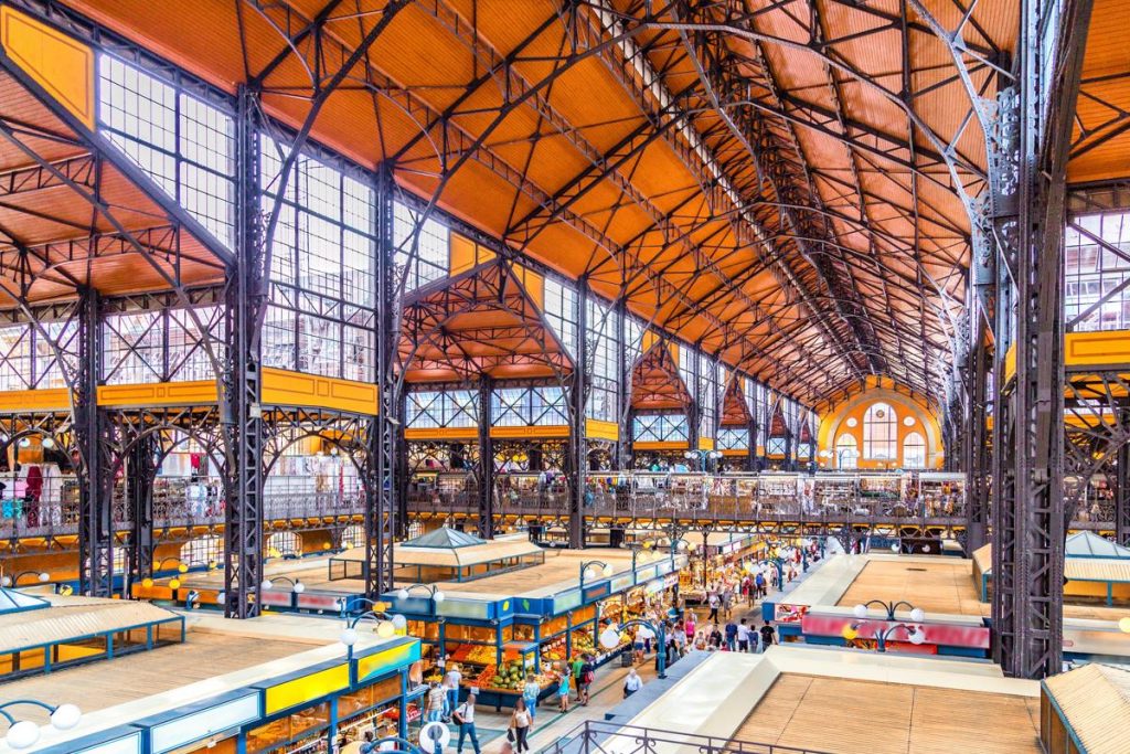 The Central Market Hall in Budapest is one of the world's largest food halls.