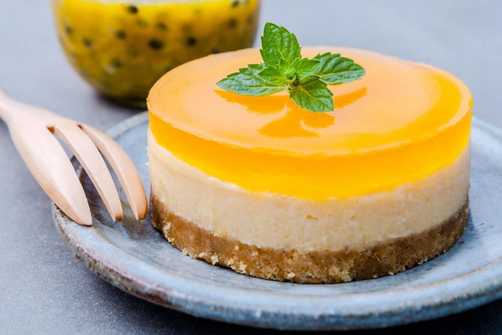 Passion fruit and many other exotic fruits are a welcome addition to many desserts.