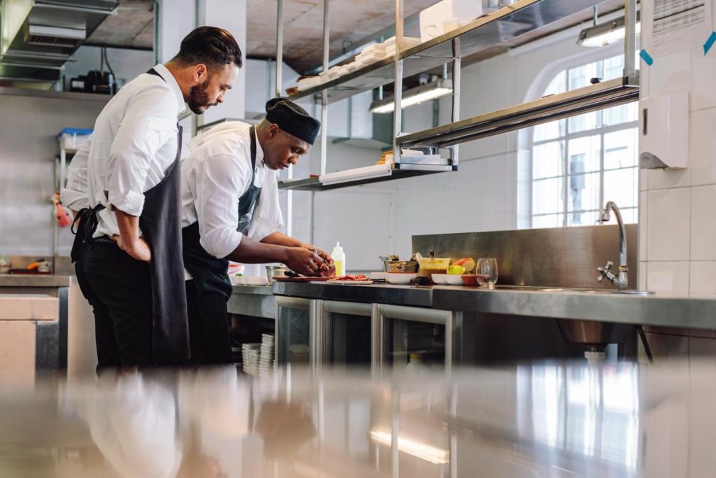 Helping current staff grow as chefs can help to retain them.
